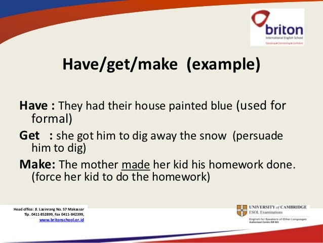 what do causative meaning
