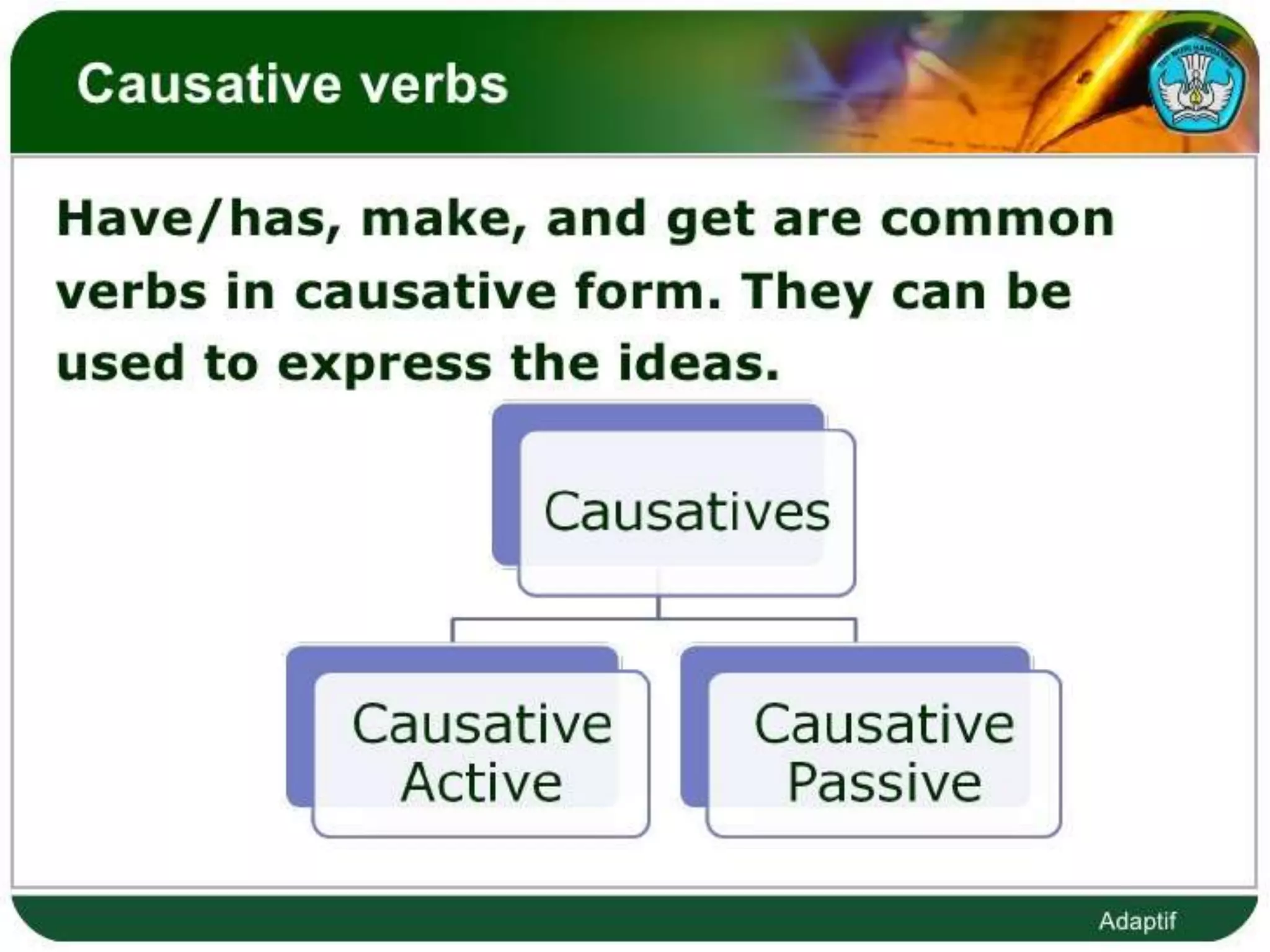 Causative Verbs (English Structure) | PPT