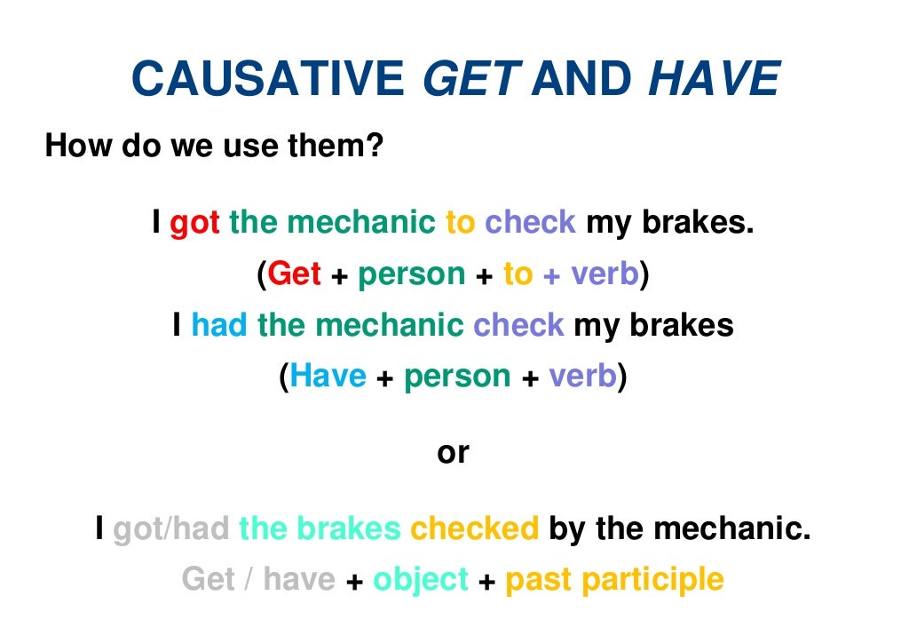 Causative voice. Causative verbs в английском. Causative form в английском языке. Causative have and get. The causative в английском языке правило.