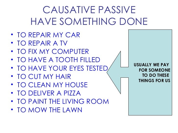 Causative voice. Passive causative. Causative form Passive Voice. Правило Passive causative form. Causative предложения.