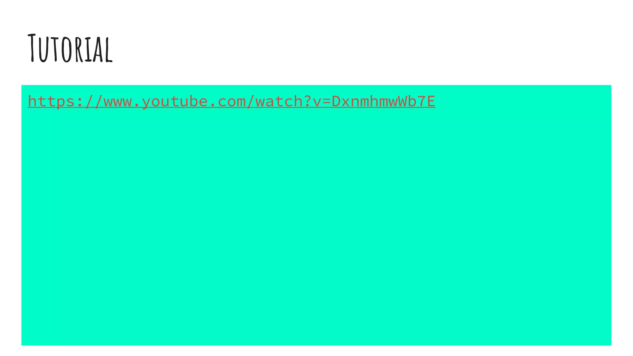Tutorial
https://www.youtube.com/watch?v=DxnmhmwWb7E
 