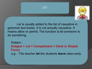 Causative verbs | PPTX