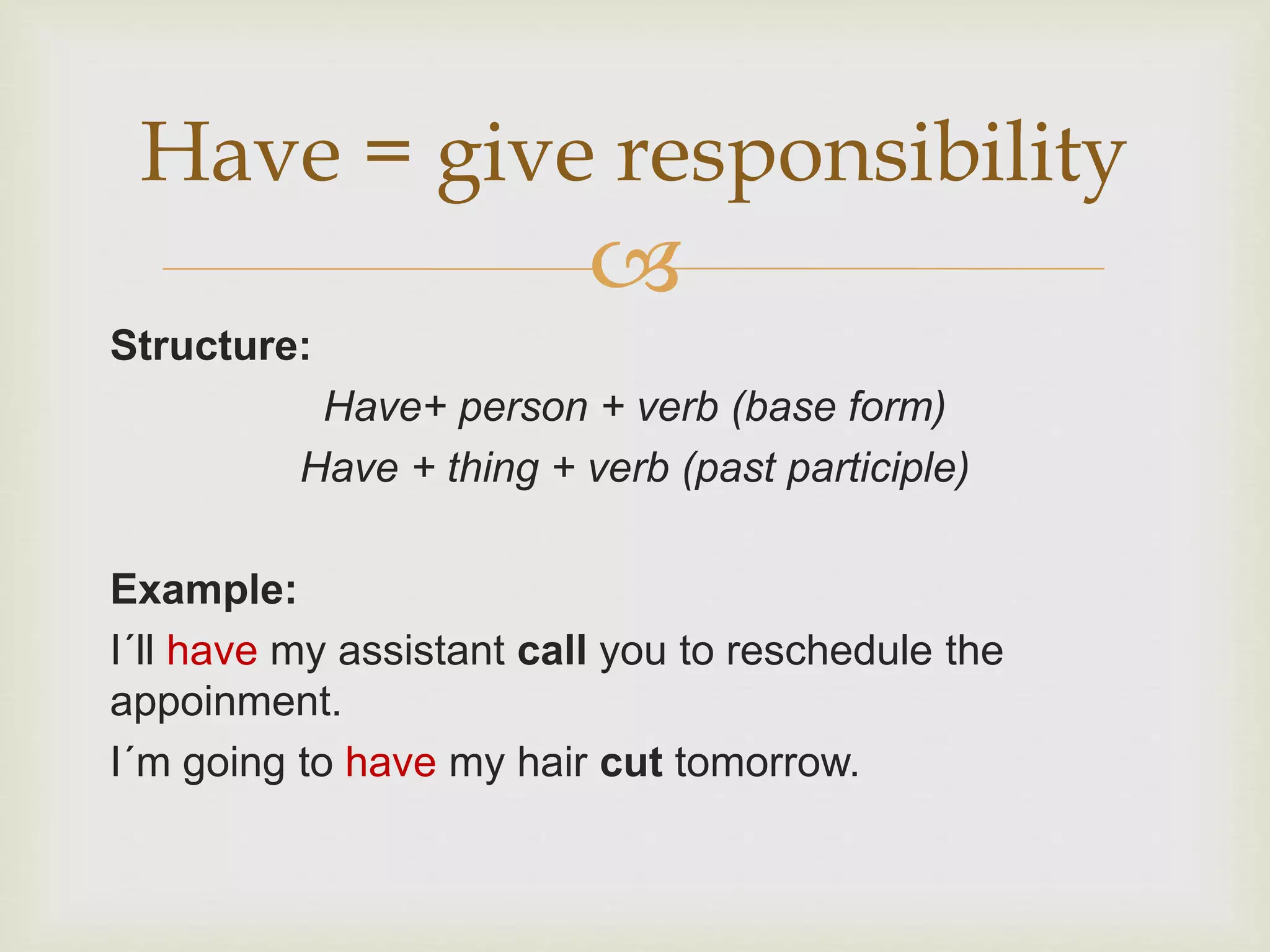 Causative verbs | PPTX