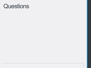 13
Questions
 