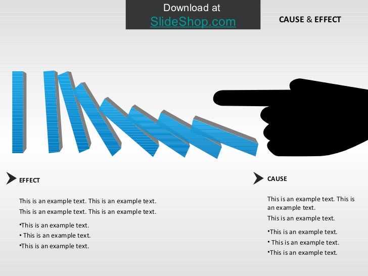 Cause &-effect-domino