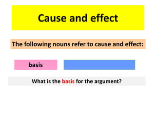 Cause and effect | PPTX
