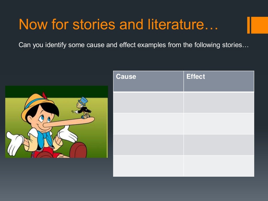 Cause and effect for Third Grade