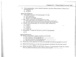 Cause and effect essay