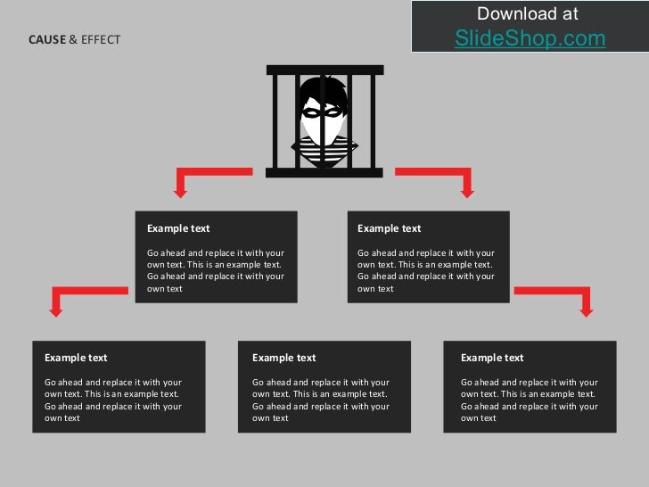 Cause and effect illustration