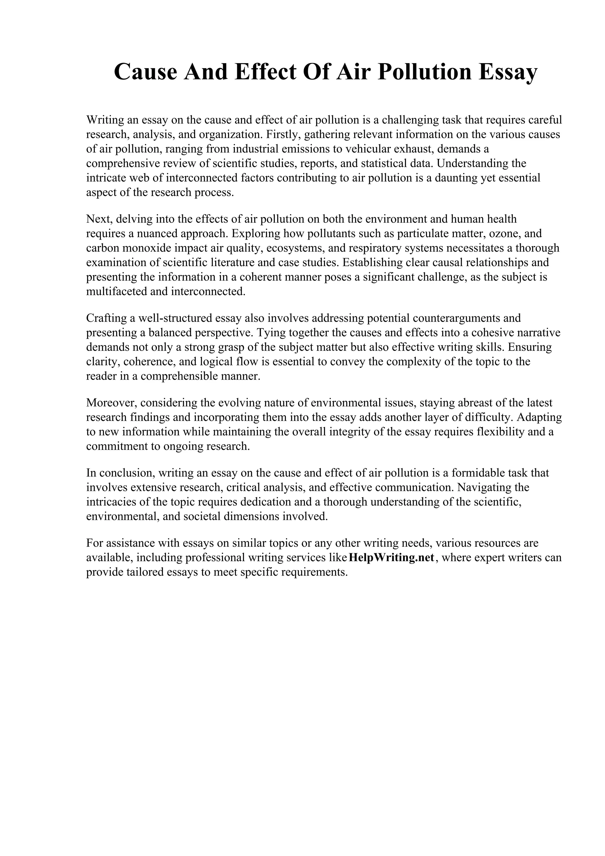 Cause And Effect Of Air Pollution Essay.pdf