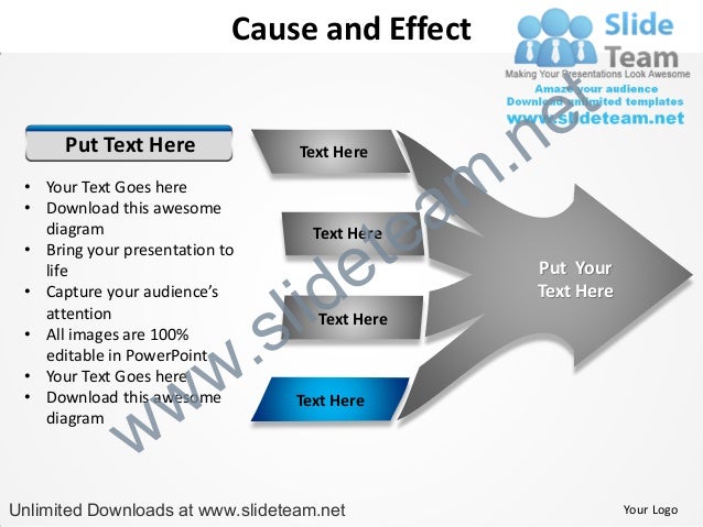 Cause and effect powerpoint slides presentation diagrams templates