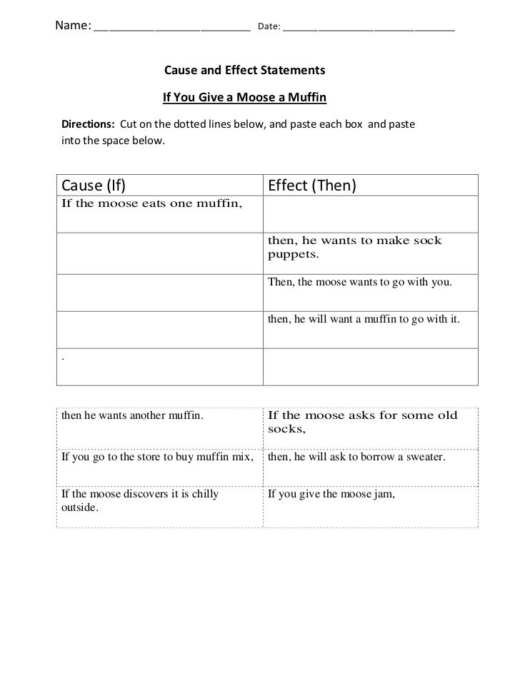 cause and effect lesson plan slideshare