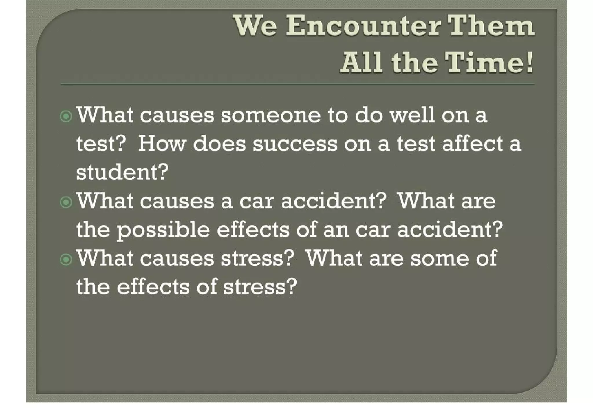 Cause And Effect Text Structure | PDF