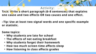 Cause and effect writing presentation- 2 form.pptx