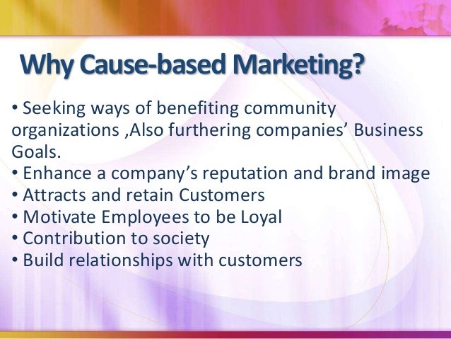 what is cause based marketing