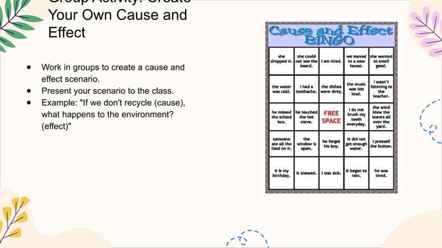 Cause & Effect - 6th grade..........pptx | Science