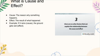 Cause & Effect - 6th grade..........pptx
