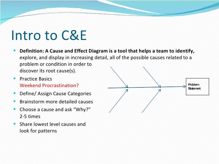 what does cause and effect analysis mean