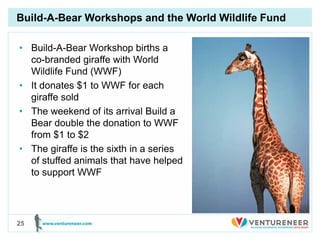 Build-A-Bear Workshops and the World Wildlife Fund

• Build-A-Bear Workshop births a
  co-branded giraffe with World
  Wil...