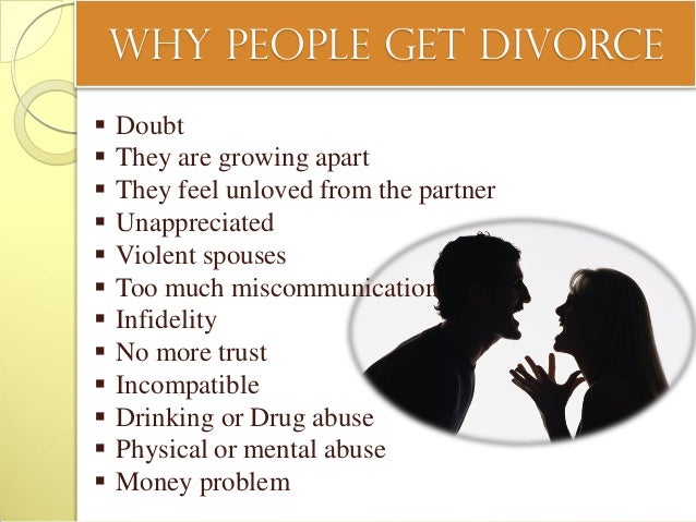 essay about divorce causes and effects
