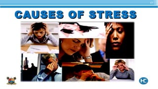 17
CAUSES OF STRESSCAUSES OF STRESS
 