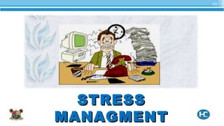 23
STRESSSTRESS
MANAGMENTMANAGMENT
 