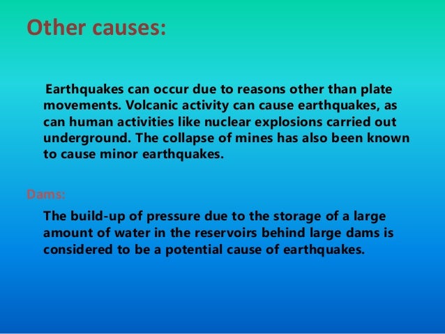 the impact of earthquakes on human activities