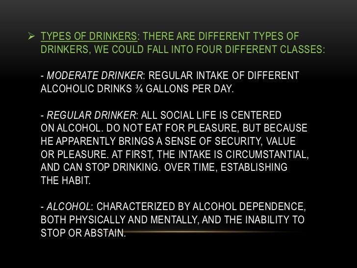 Causes of alcoholism