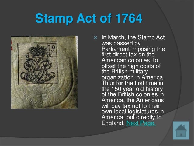 Stamp act essay