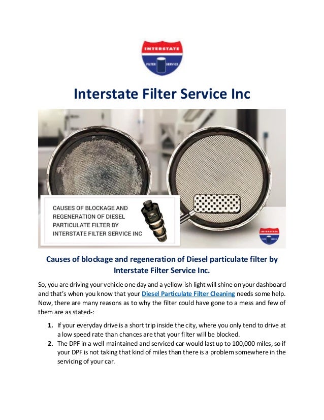 Causes of blockage and regeneration of diesel particulate filter by i…