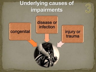 3Underlying causes of impairments