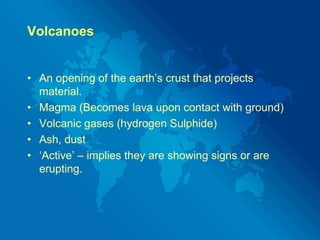 Causes Of Global Hazards