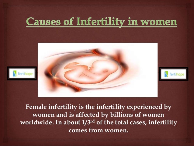 female infertility presentation