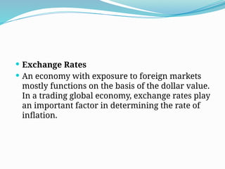 Causes Of Inflation Power Point Presentation Pptx