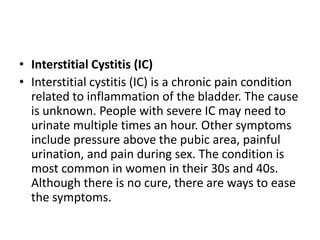 Causes of pelvic pain | PPTX