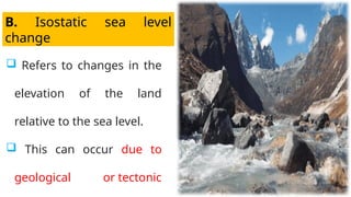 causes of sea level rise and climate change | PPTX