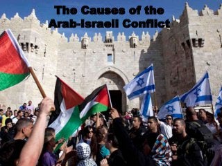 The Causes of the
Arab-Israeli Conflict
 