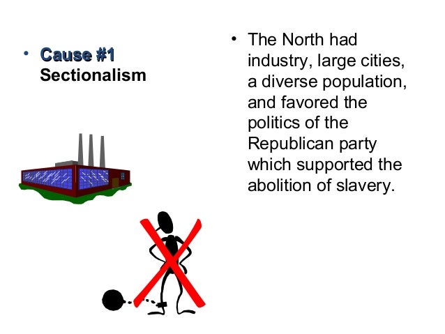 causes of the civil war ppt sectionalism civil war