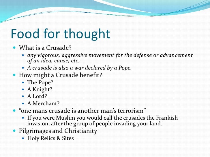 causes of the crusades causes of the crusades