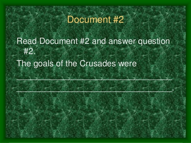 Causes of the_crusades