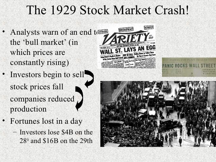 stock market crash def