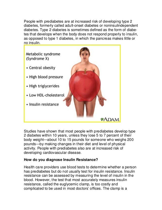 Causes of weight gain insulin resistance metabolic syndrome prediabet…