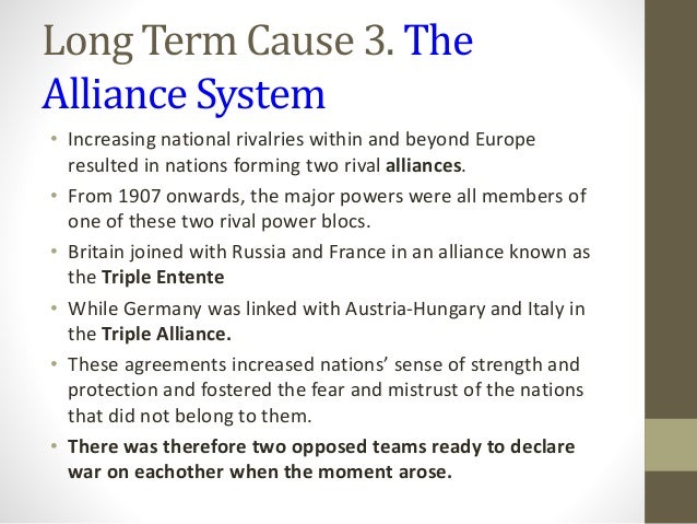 discuss causes world war were major long term causes war discuss causes world war were major long term causes war
