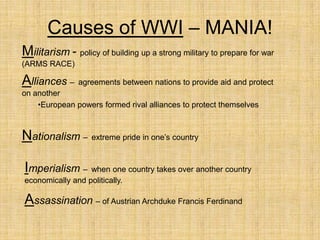 Causes ppt (used) | PPTX