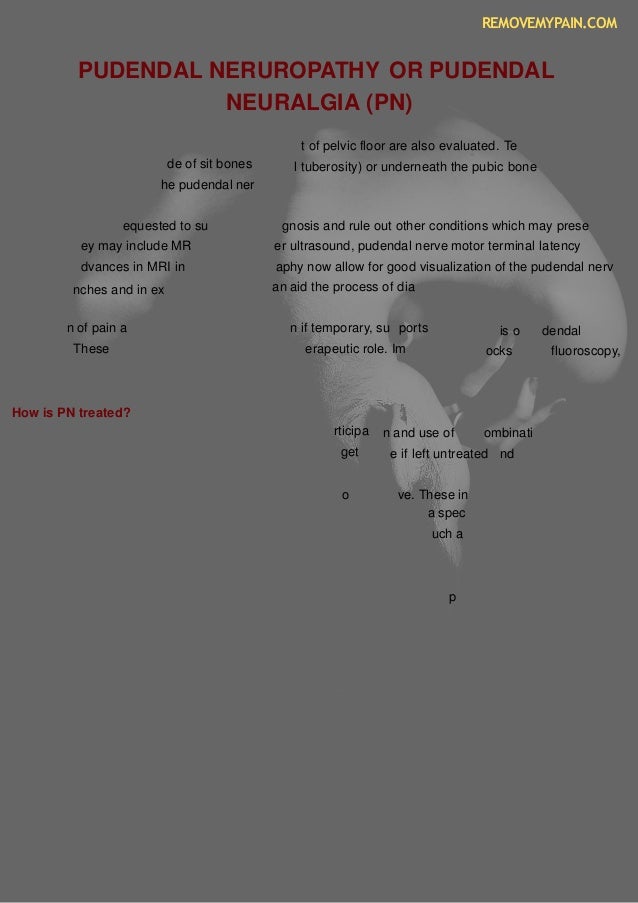 Causes pudendal neuralgia