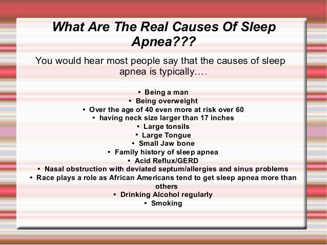 causes sleep apnea neck size sleep apnea
