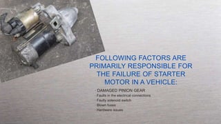 Causes, Symptoms and Solutions of Volvo XC40 Bad Starter PPTX