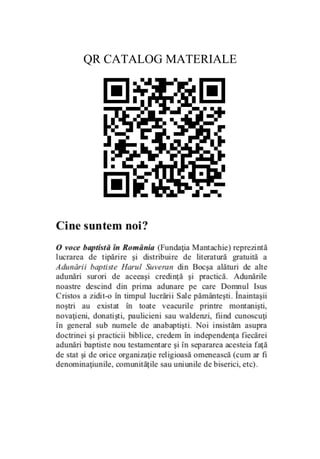 QR CATALOG MATERIALE
 