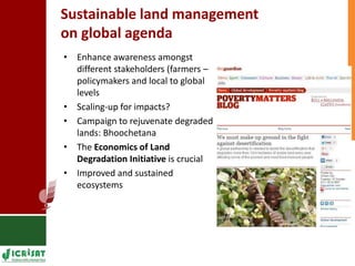 Land degradation in the drylands - Models to help smallholder farmers cope 