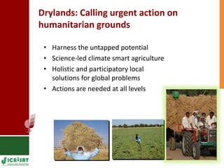 Land degradation in the drylands - Models to help smallholder farmers cope 